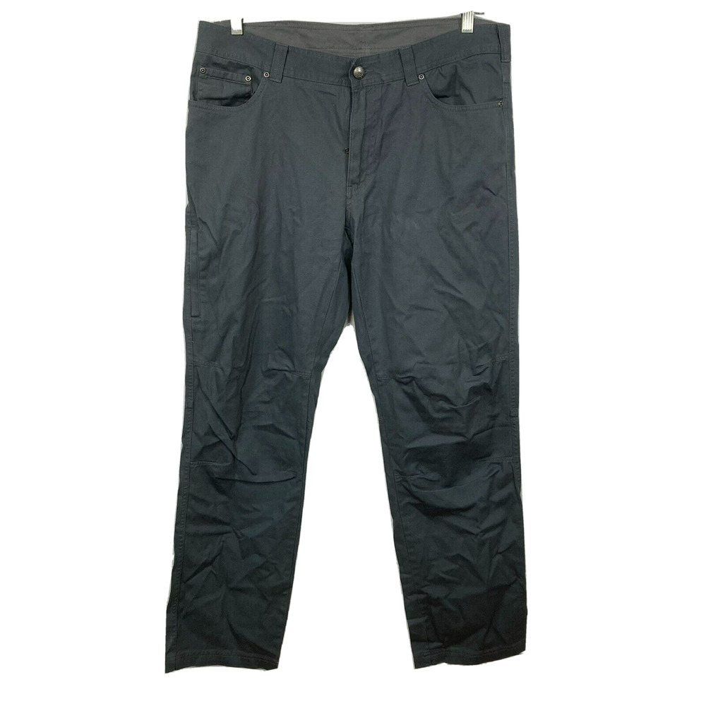 Columbia Pants Mens Sz 36x32 Gray Regular Fit Casual Cotton Straight Leg